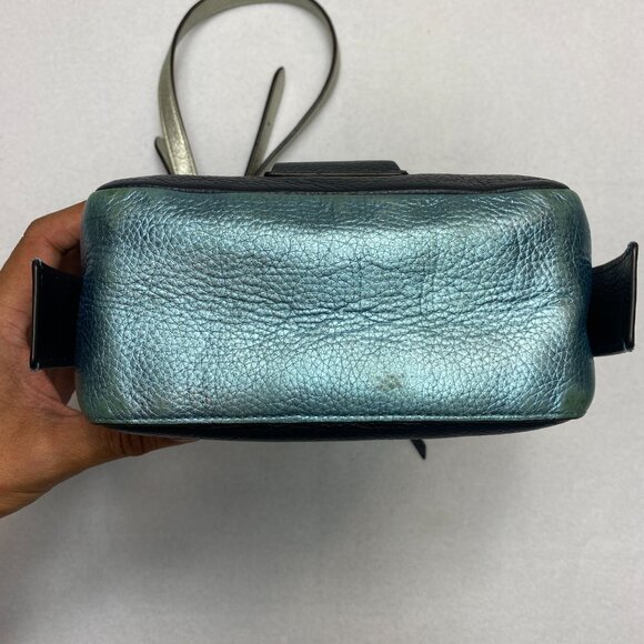 Coach Andi Midnight/Multi Mini Metallic Blue Backpack - Picture 11 of 16